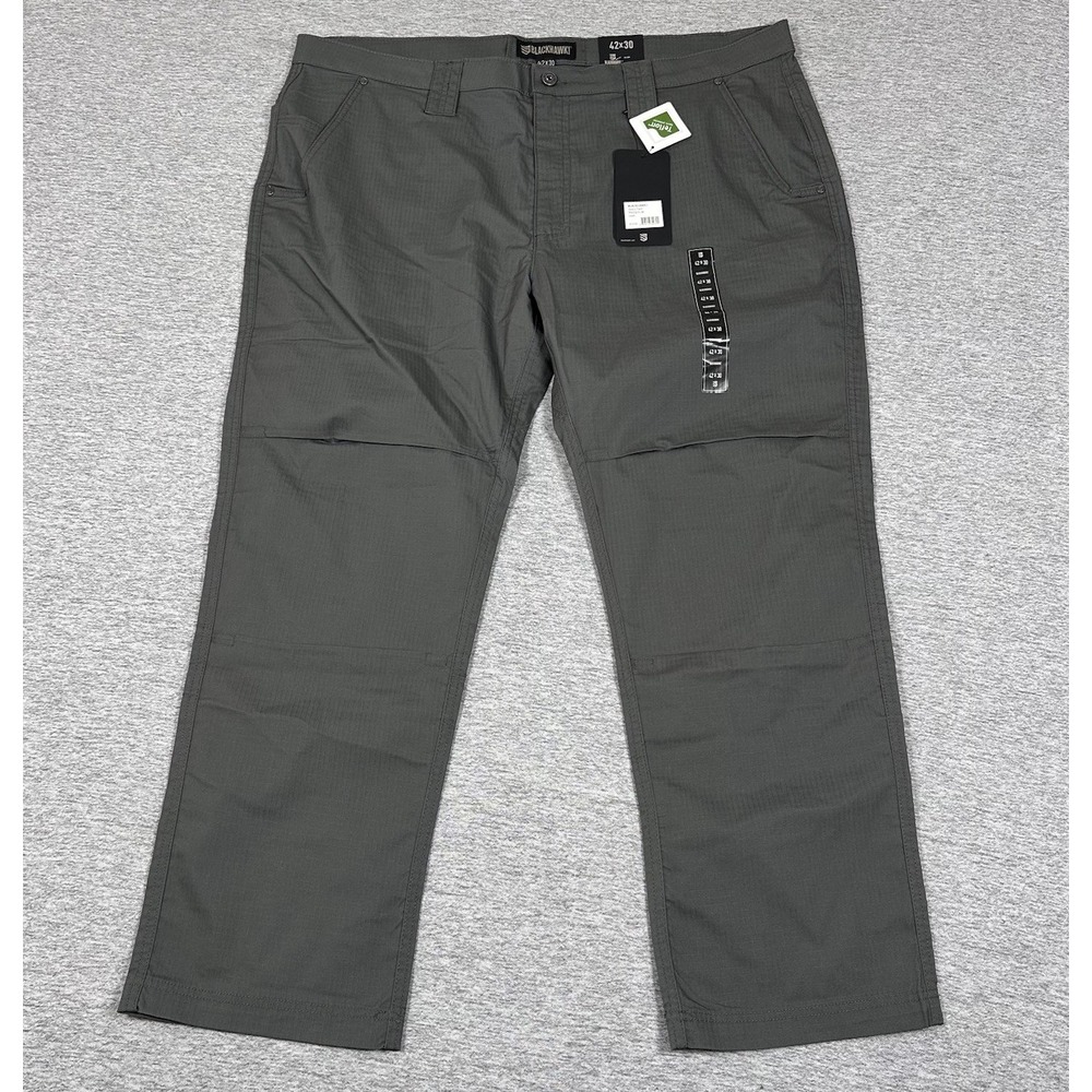 BLACKHAWK! Shield Pants Mens 42x30 Gray Ripstop Tactical Teflon Work NEW